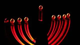 LED GLOW MENORAH