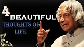 4 Beautiful Thoughts ||Dr APJ Abdul Kalam SirQuotes ||Whatsapp Status Quotes ||SpreadPositivity