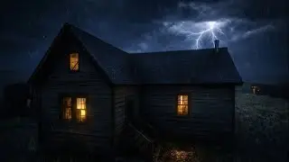 A Silent House in the Middle of Dark Fields [No Loop] [4K UHD]