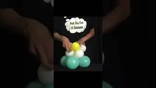 Balloon Flower Decoration With Bee #shorts