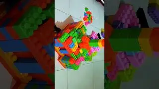 satisfying diy big Lego Masjid asmr/building block #youtube #building block #asmr