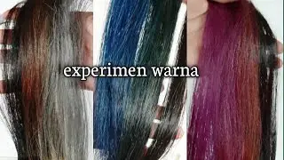 Experimen warna rambut pada level bleaching yang berbeda