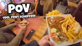 POV: Veel friet scheppen op deze rustige middag 🍟
