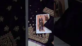 Luxury Embroidered Velvet Formal &rsquo;25 &ndash; CVF D-08 | Premium Winter Formal Wear