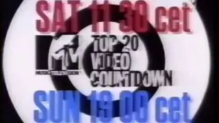 MTV Top 20 Video Countdown (1990, Promo, MTV Europe)