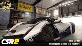 【CSR2】DEVEL Sixteen, 6.635 shift & tune  (buffed)