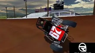 rFactor - USAC Midgets - I-30 Speedway (In Car View)