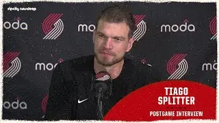 Tiago Splitter on Managing Rotations, Donovan Clingan's Presence, and 122-108 Win Against the Lakers