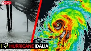 HURRICANE IDALIA Closes in on Florida! - Live Storm Chaser Coverage pt 2