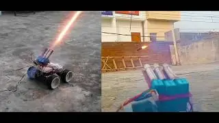 RC mini rocket launcher robot : part 1