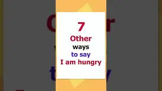 7 Other ways to say 
