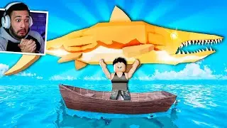 CONSEGUI CAPTURAR um MONSTRO MARINHO no ROBLOX!