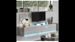 Latest High Gloss TV Stand With Led Lights
