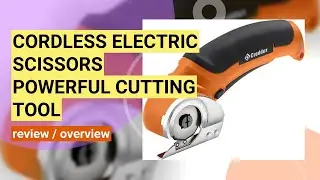Review: Cordless Electric Scissors - The Ultimate Cutting Tool for DIY Projects!