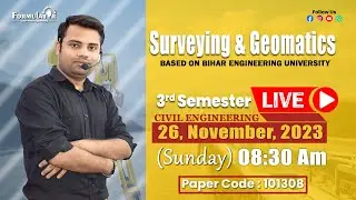 Surveying & Geometics Day-2 #3rd #semester #beu  #civil #surveying & Geometics #surveyinggeometics
