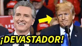 Gavin Newsom con DEVASTADORAS noticias para Trump mientras se RIDICULIZA en TV  