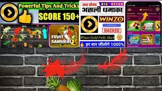 Winzo Gold Fruit Samurai Game Tips And Tricks |How To Play Fruit Samurai in Winzo |Winzo Gold #winzo