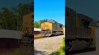 The CSXT 1875 P&LE HU leads CSX M541-20 with a Sick RL K5HL on 06/23/2025 #Shorts #train