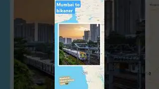 Mumbai to bikaner train 🚆 #relaxing #bikaner #Mumbai #information