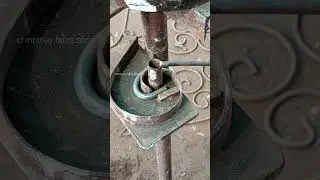 manual bar bending #barbender #barbending #manualwork #howto #welding @ChinnmayFabrication75