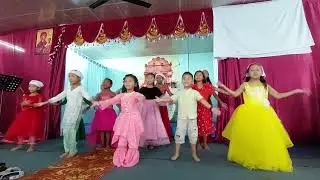 nepali christain bal sangati action song by B.E.C.kharibot 😊❤️