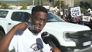 Film and TV industry players protest outside Parliament