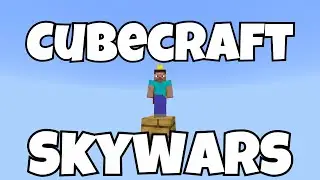Playing CubeCraft Skywars!