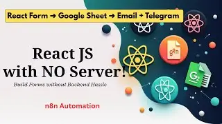 🚀 Build a React Contact Form Without a Backend (Using n8n!)  + Google Sheets is INSANE!