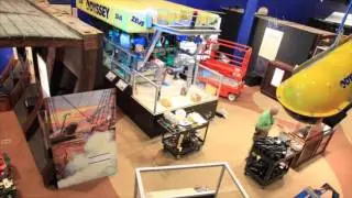 Odyssey's SHIPWRECK! Pirates & Treasure - time lapse of exhibit installation