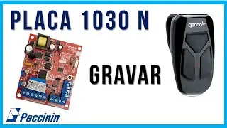 Como Cadastrar Codificar Controle TECH SAW Placa Peccinin CP 1030 Gravar Limpar Memoria