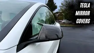 The BEST Tesla Side Mirrors EVER! | M3 Carbon Fiber version from EVBASE!