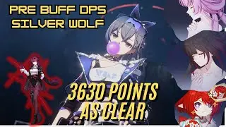 Does Silver Wolf even need Buffs? Mono Quantum AS Clear | 3630 Points | Honkai: Star Rail