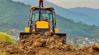 New JCB 3DX Super Backhoe Working For Plotting In Field | JCB | Backhoe | Jcb Video | Off RoadPlanet