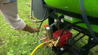 2in1 Real with Boom Sprayer 300 ltrs HTP pump available in SSS Agrotech Anantapur ph no 70132 19094