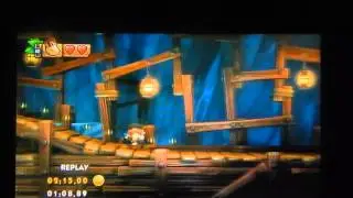 Donkey Kong Country: Tropical Freeze - Shiny Gold Medal, 6-A Dynamite Dash