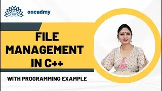 Creating files using class and objects #oncadmy # C++