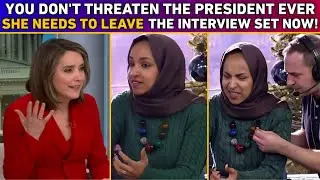 CBS Host KICKS Ilhan Omar OFF INTERVIEW After DEATH THREAT Towards Trump Said LIVE