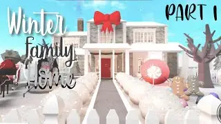 bloxburg | Winter Family House | house build | axlea