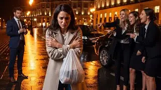“La humillaron en la calle… pero el millonario que vio todo cambió su destino.”
