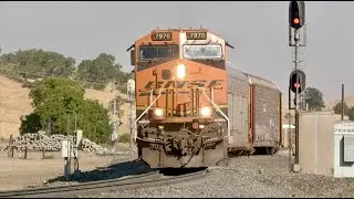 4K: TRAINS OVER THE MOJAVE SUB (AUGUST 2024)