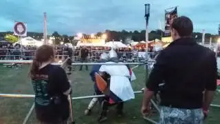 Bloodstock 2016 knight gets axed in head