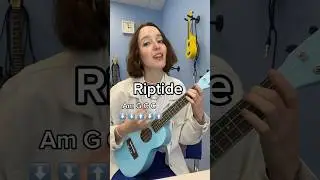 Riptide как играть #riptide #укулеле #аккордыукулеле #разбор #легкаяпесня легкая песня на укулеле