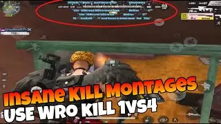 ROS: 4 Finger Claw On Ipad Insane WRO Kill Montages / Rule Of Survival Kill Montages Ep.7