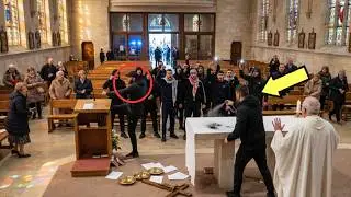 Muslim Extremists Disrupt Sunday Service at Church THEN JESUS CHANGED EVERYTHING...