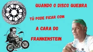  Revis&atilde;o para identificar desgaste e possivel quebra do disco de freio da motocicleta. 