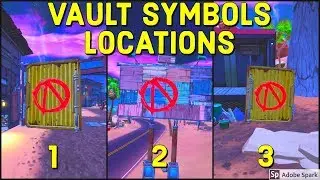 Search Different Vault Symbols - All Locations - Fortnite x Mayhem Pandora Challenges