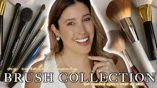 MY CURATED MAKEUP BRUSH COLLECTION Collab Mel Thompson Kelsee Brianna Jai for Hooded Eyes Soft Look