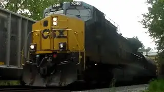 DOUBLE ACTION! CSX Trains M603 & M442 MEET in Bryceville, FL