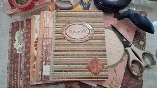 Small Journal out of a 12x12 paper!! 