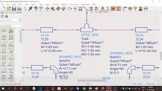 ADS#8E(2By4) Прямоугольная микрополосковая антенна с врезным облучателем на частоте 2,4 ГГц